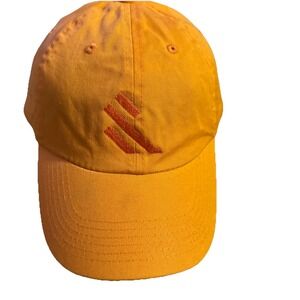 Adidas Golf Mens Bold Stripe Hat Cap - Adjustable Neon Orange